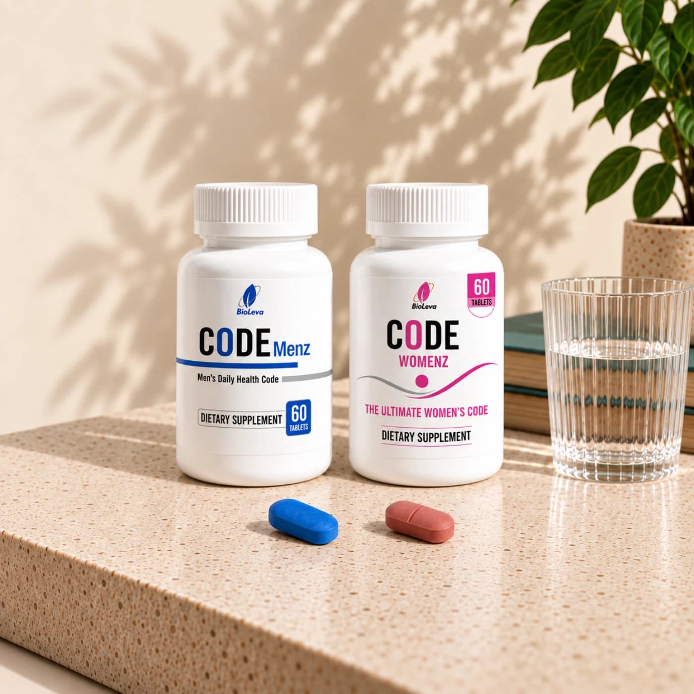 BioLeva CODE MENZ and CODE WOMENZ formulations